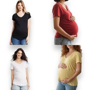 Isabel Maternity by Ingrid and Isabel Bundle Tops Black Red White Yellow Medium